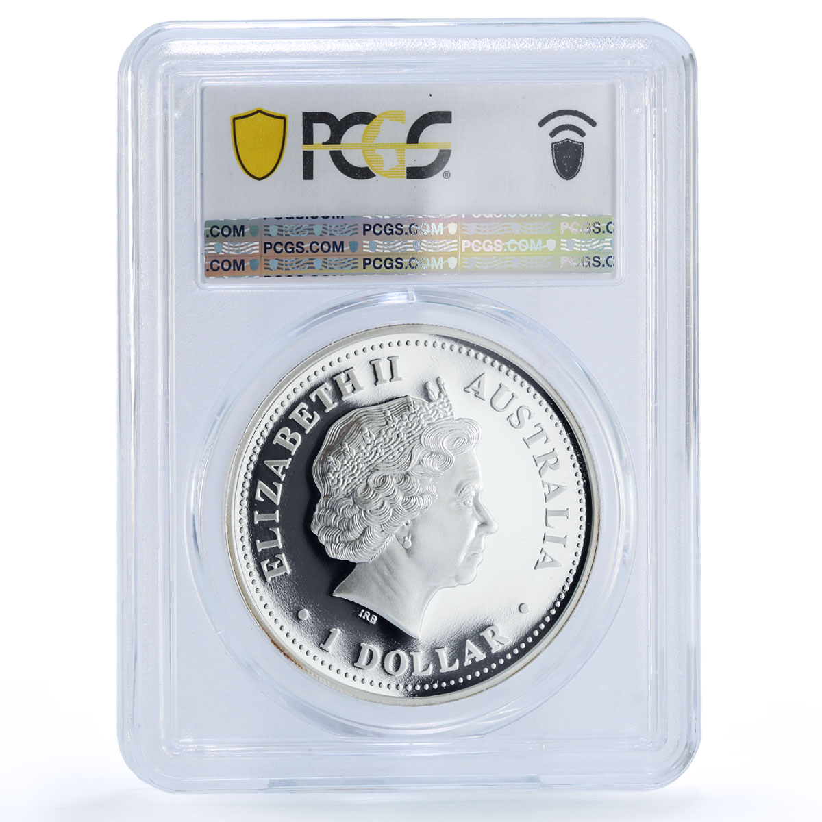 Australia 1 dollar Mawson Station Antarctic Penguin PR 70 PCGS silver coin 2004