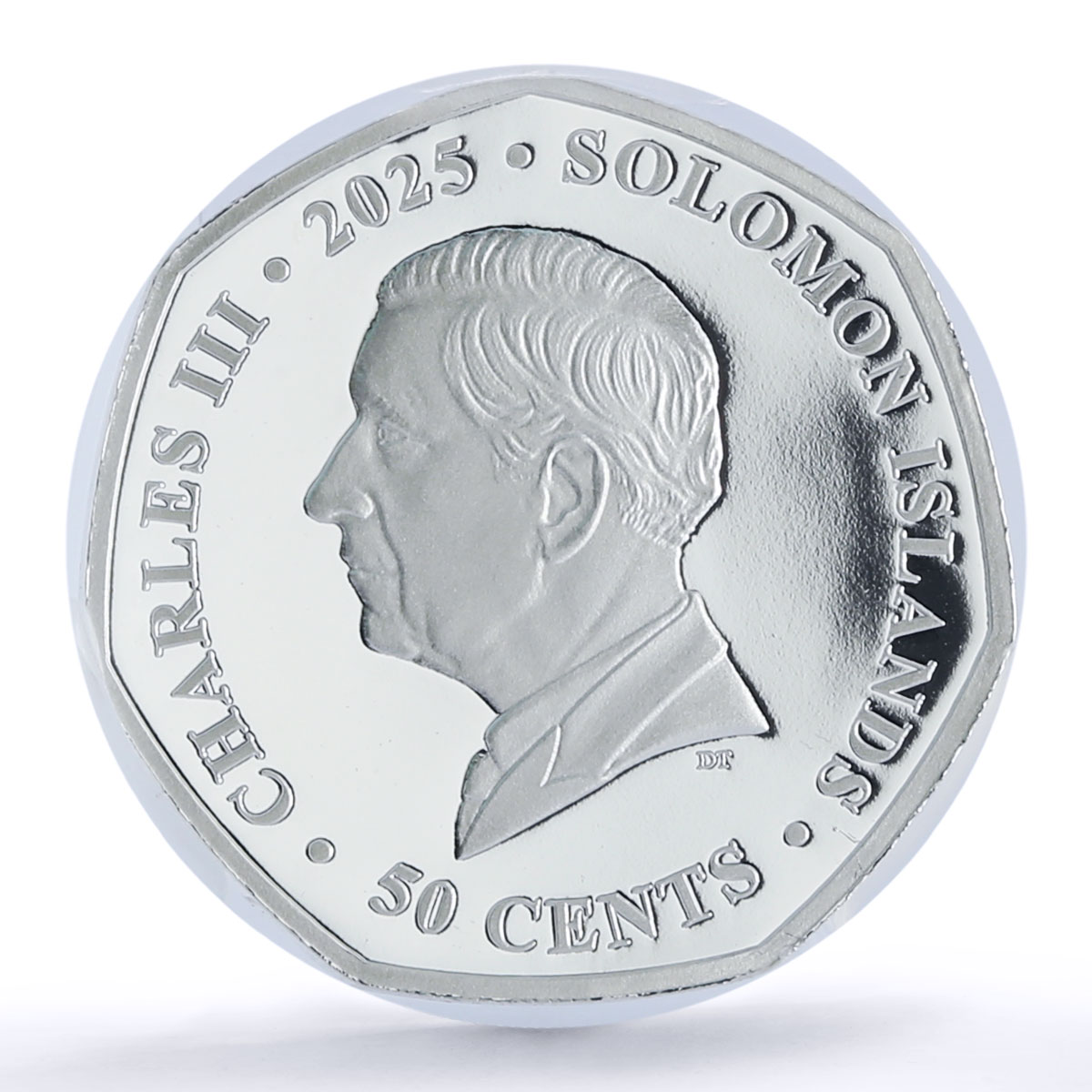 Solomon Islands 50 cents Orwell Literature PL 70 PCGS silvered iron coin 2025