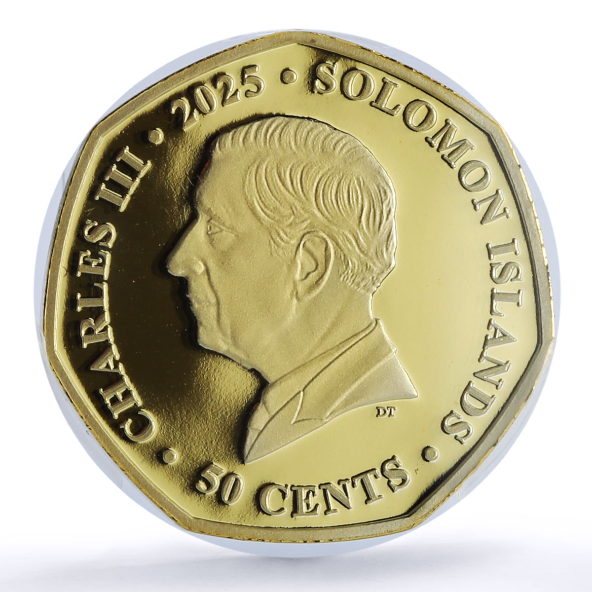 Solomon Islands 50 cents Orwell Animal Farm Gilt PL 70 PCGS silv. iron coin 2025