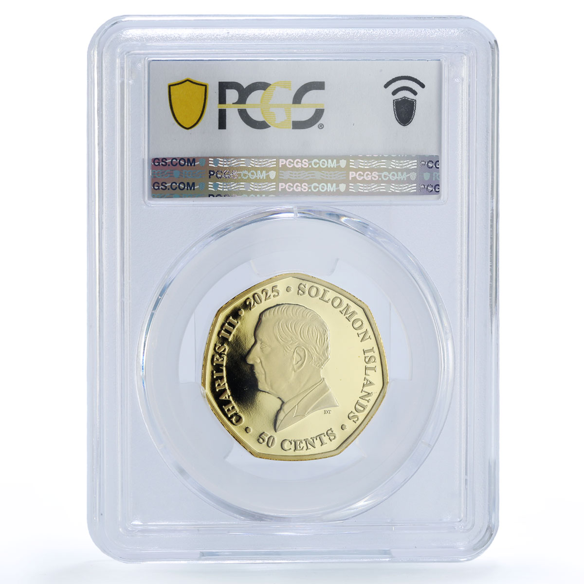 Solomon Islands 50 cents Orwell Animal Farm Gilt PL 69 PCGS silv. iron coin 2025