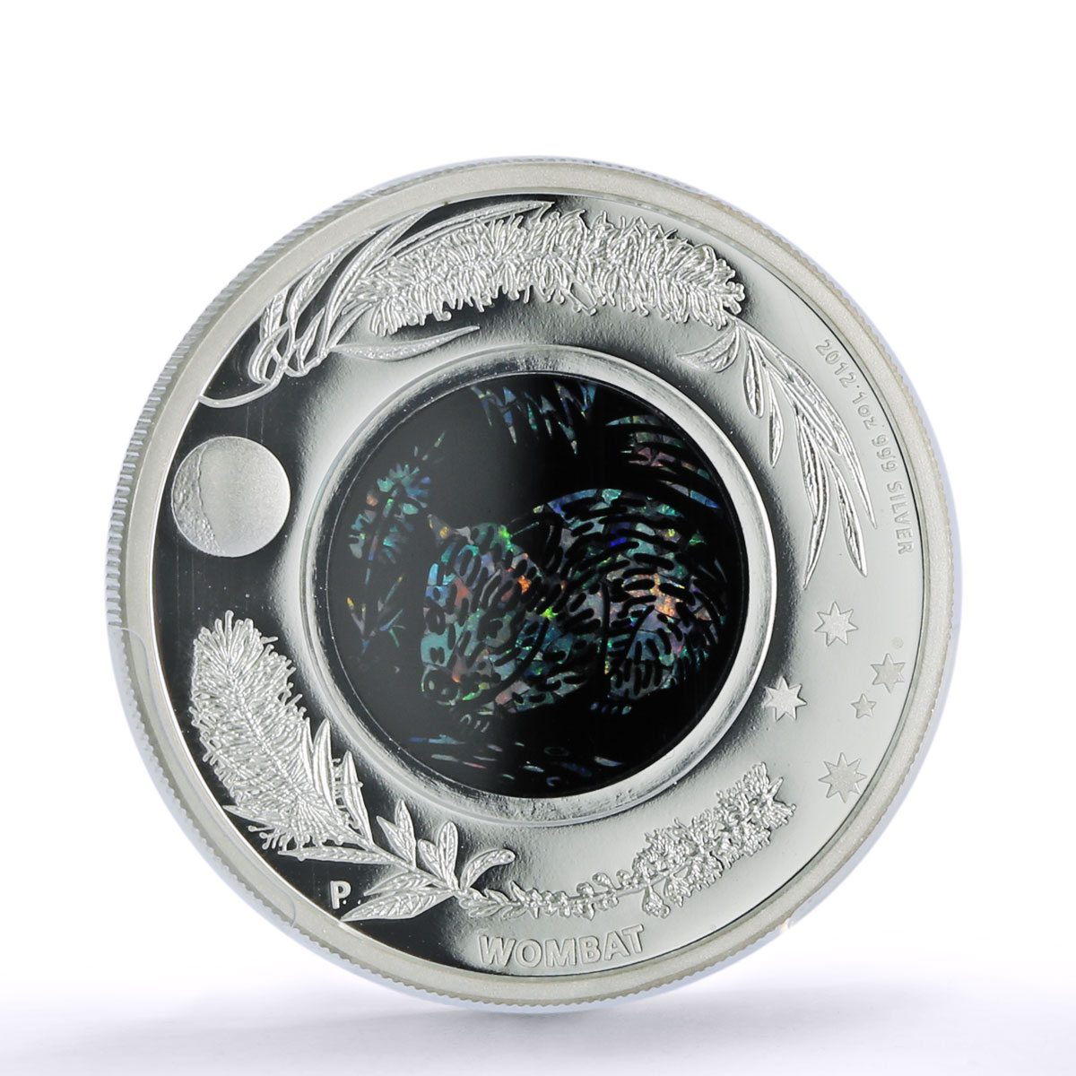 Australia 1 dollar Wombat Opal Wildlife Fauna PR 69 PCGS silver coin 2012