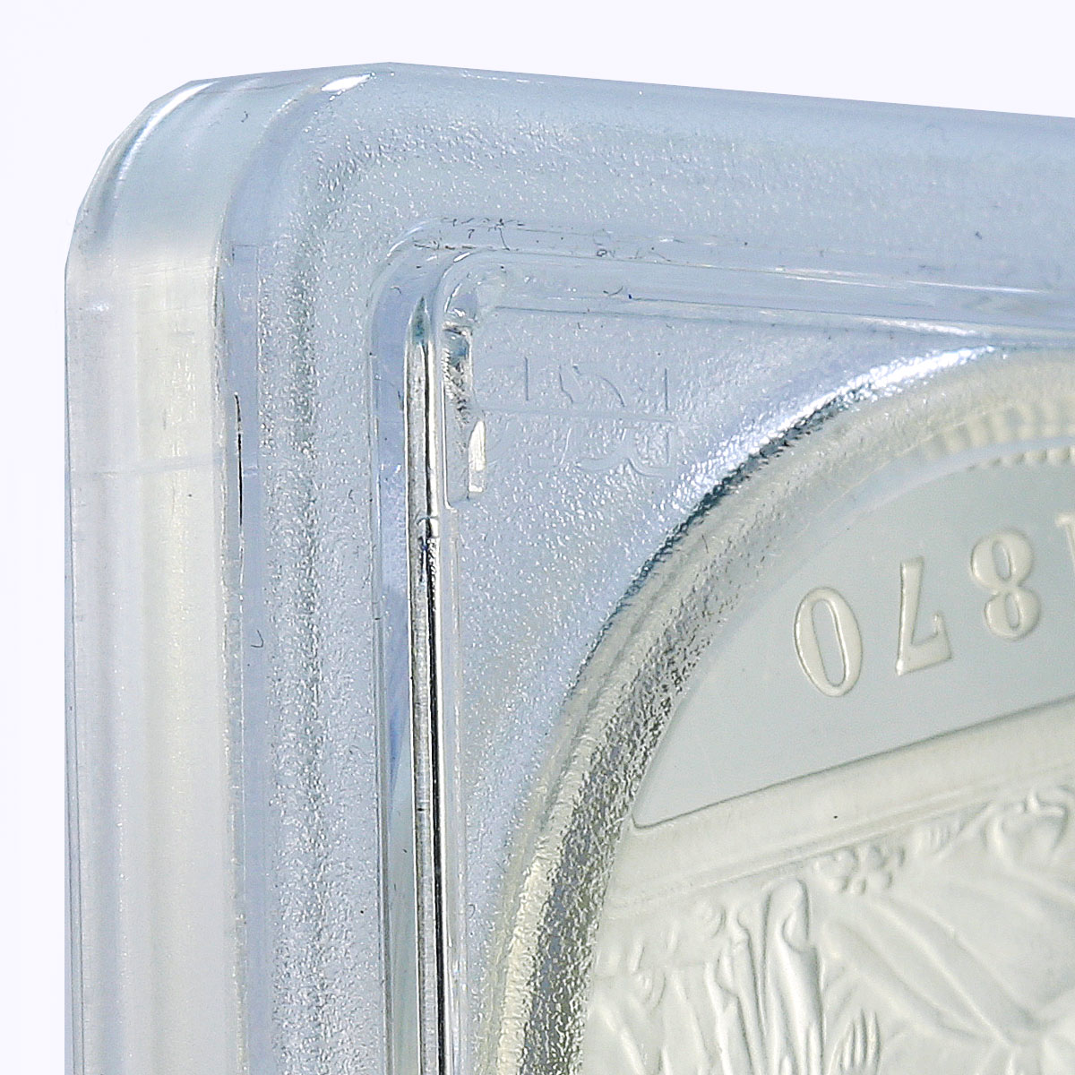 Spain Provisional 5 Pesetas Restrike Replica 1870 SP 68 PCGS silver token 2020