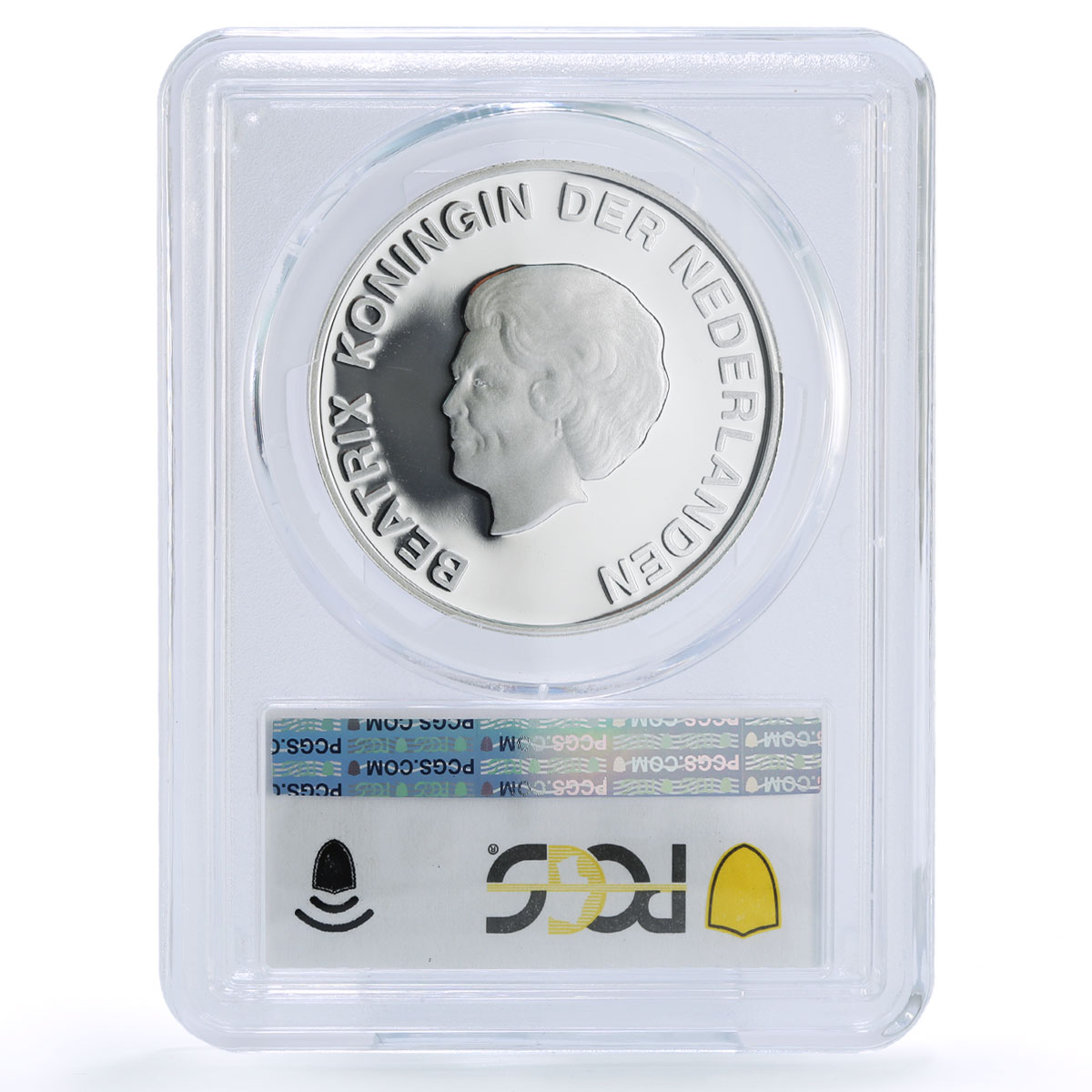 Netherlands Aruba 10 florin Owl Bird Wildlife Fauna PL 70 PCGS silver coin 2003
