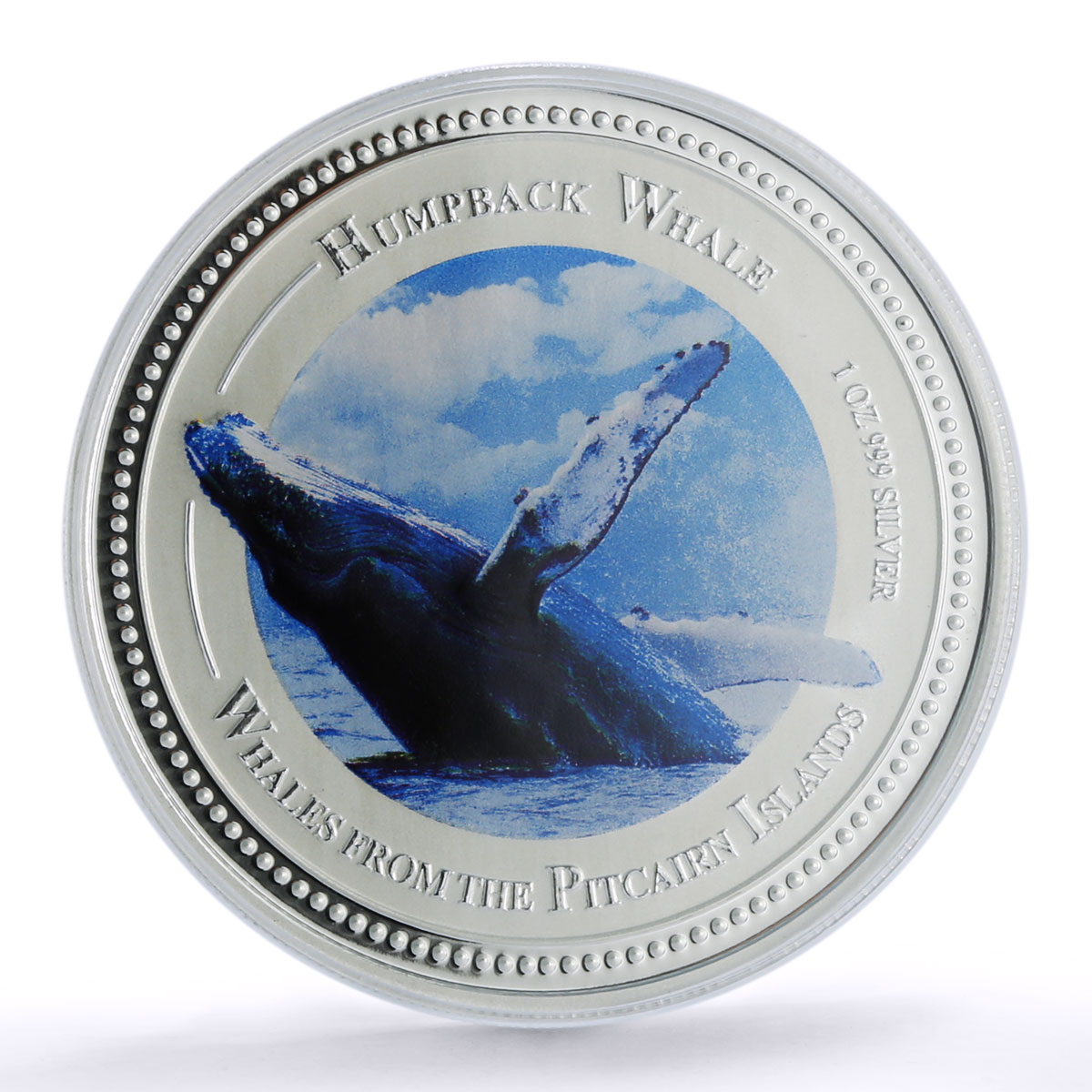 Pitcairn Islands 2 dollars Humpback Whale Fauna PR 70 PCGS silver coin 2009
