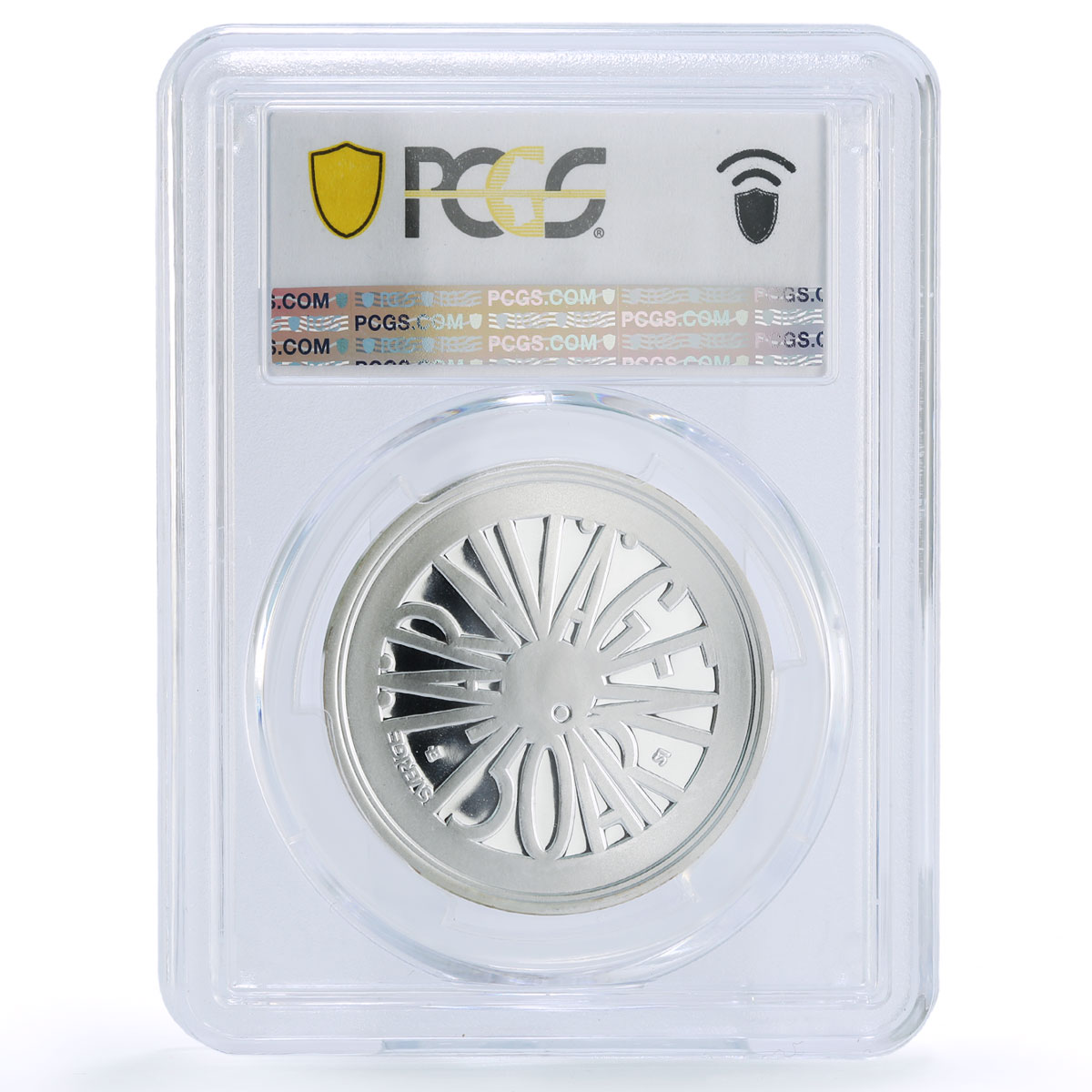 Sweden 200 kronor Railways 150th Anniversary Trains PR 70 PCGS silver coin 2006