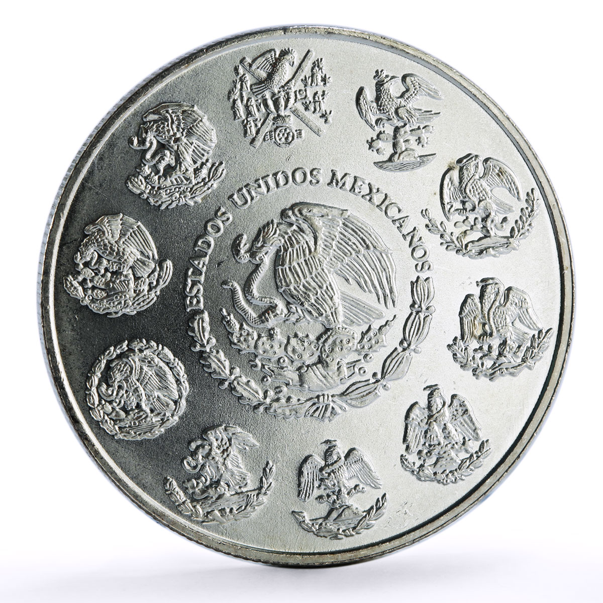 Mexico 1 onza Libertad Angel of Independence silver coin 2001