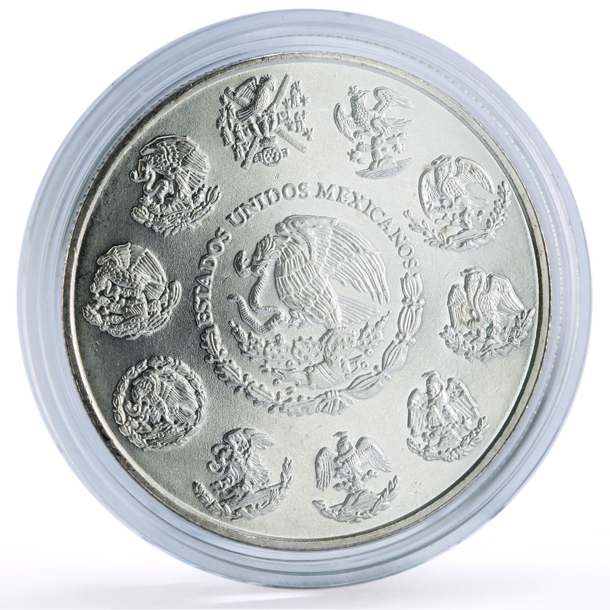 Mexico 1 onza Libertad Angel of Independence silver coin 2001