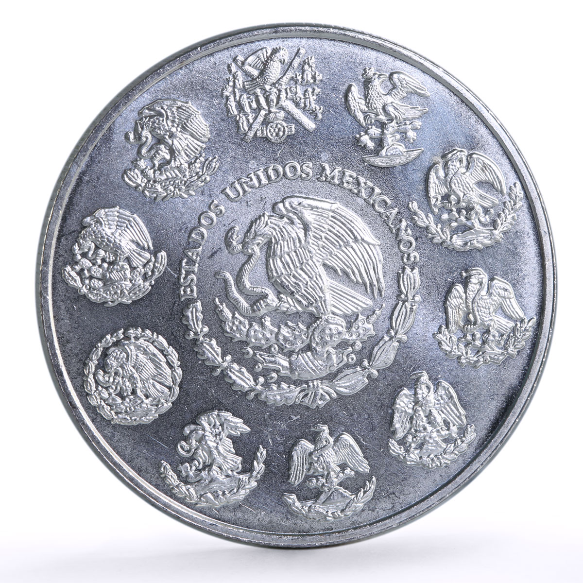 Mexico 1 onza Libertad Angel of Independence silver coin 2001