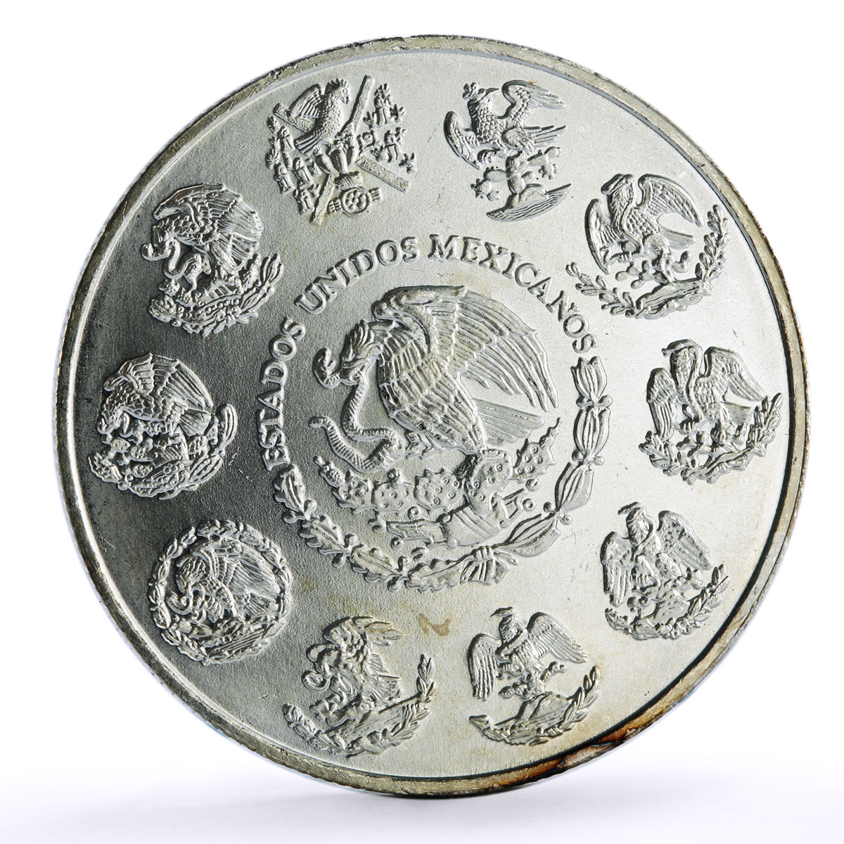 Mexico 1 onza Libertad Angel of Independence silver coin 2001