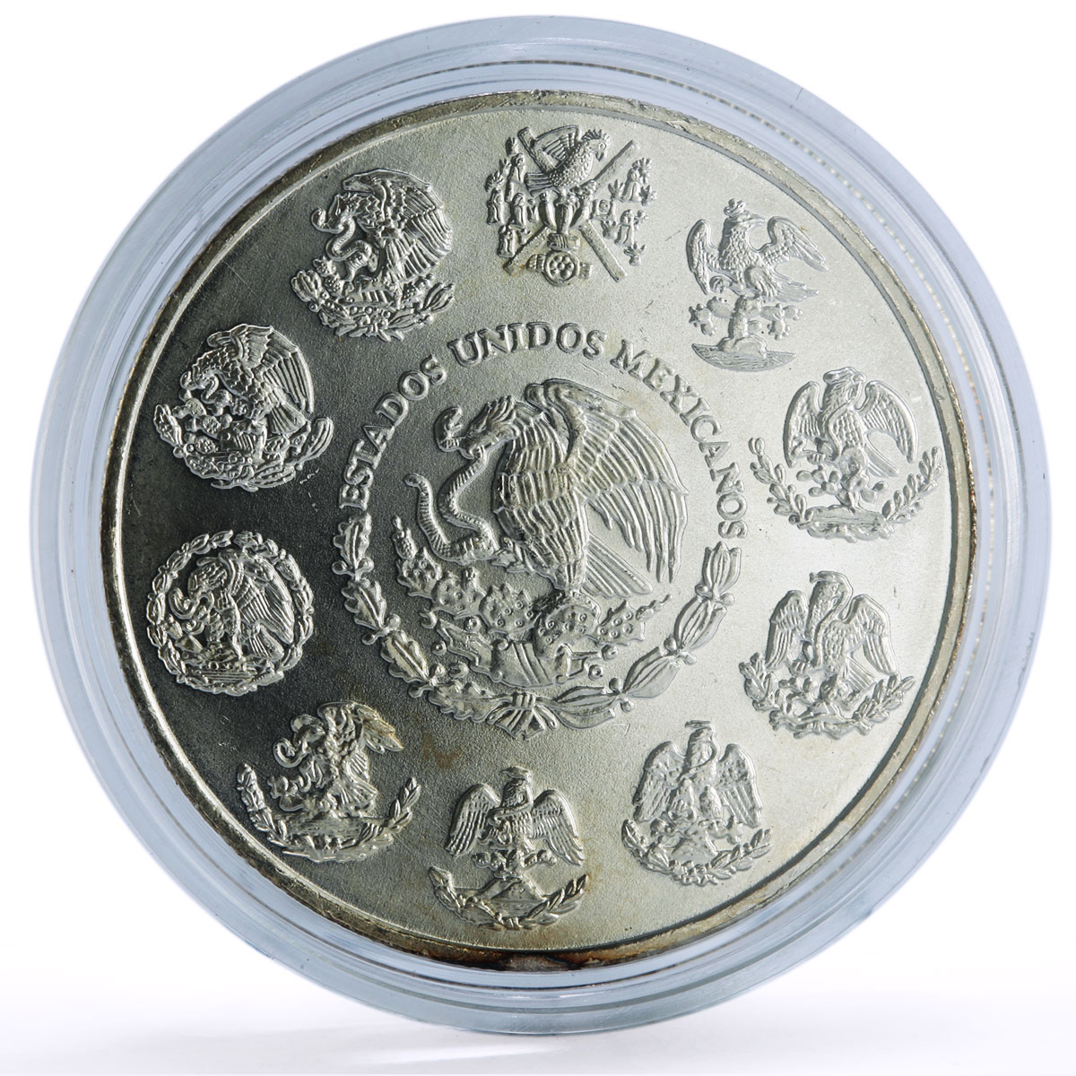 Mexico 1 onza Libertad Angel of Independence silver coin 2001