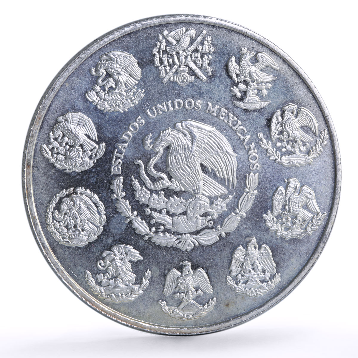 Mexico 1 onza Libertad Angel of Independence silver coin 2002