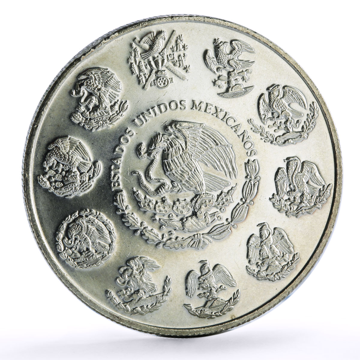 Mexico 1 onza Libertad Angel of Independence silver coin 2002