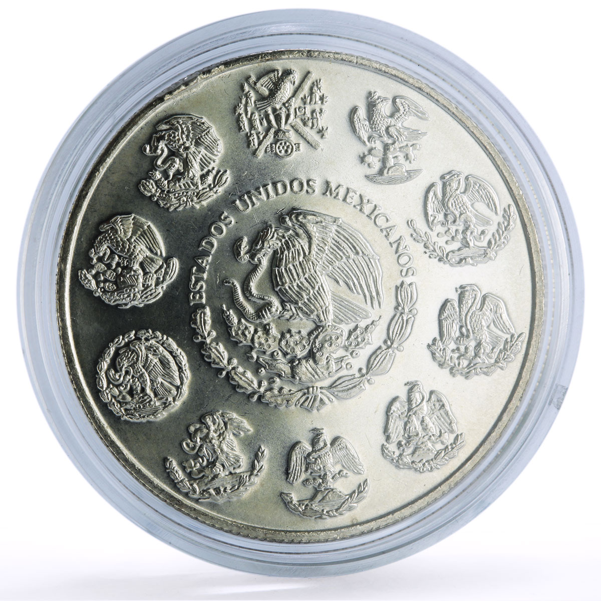 Mexico 1 onza Libertad Angel of Independence silver coin 2002