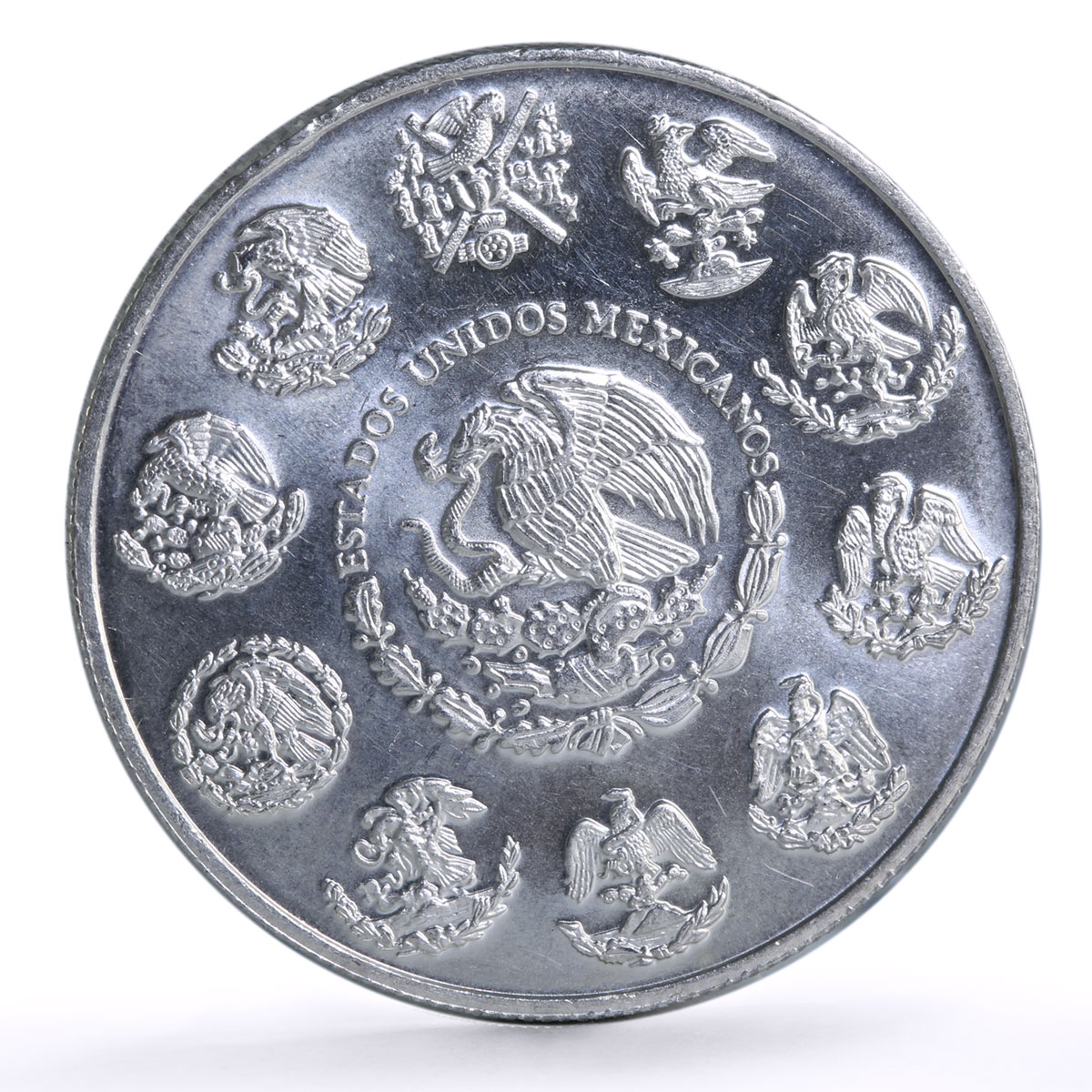 Mexico 1 onza Libertad Angel of Independence silver coin 2002
