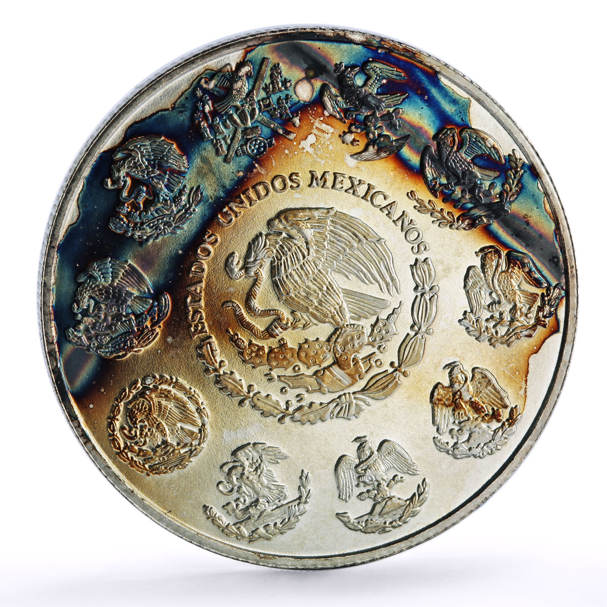 Mexico 1 onza Libertad Angel of Independence silver coin 2002