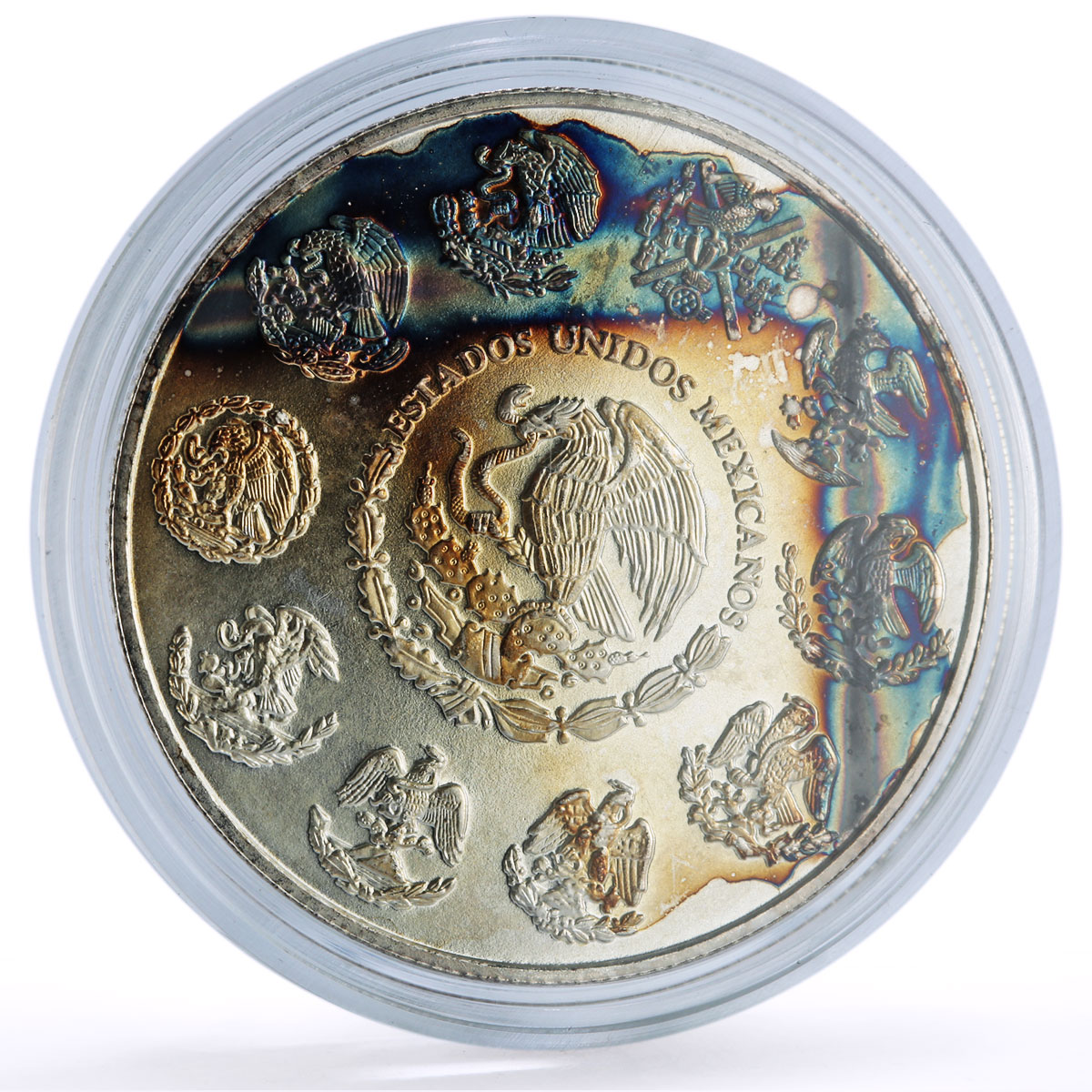 Mexico 1 onza Libertad Angel of Independence silver coin 2002