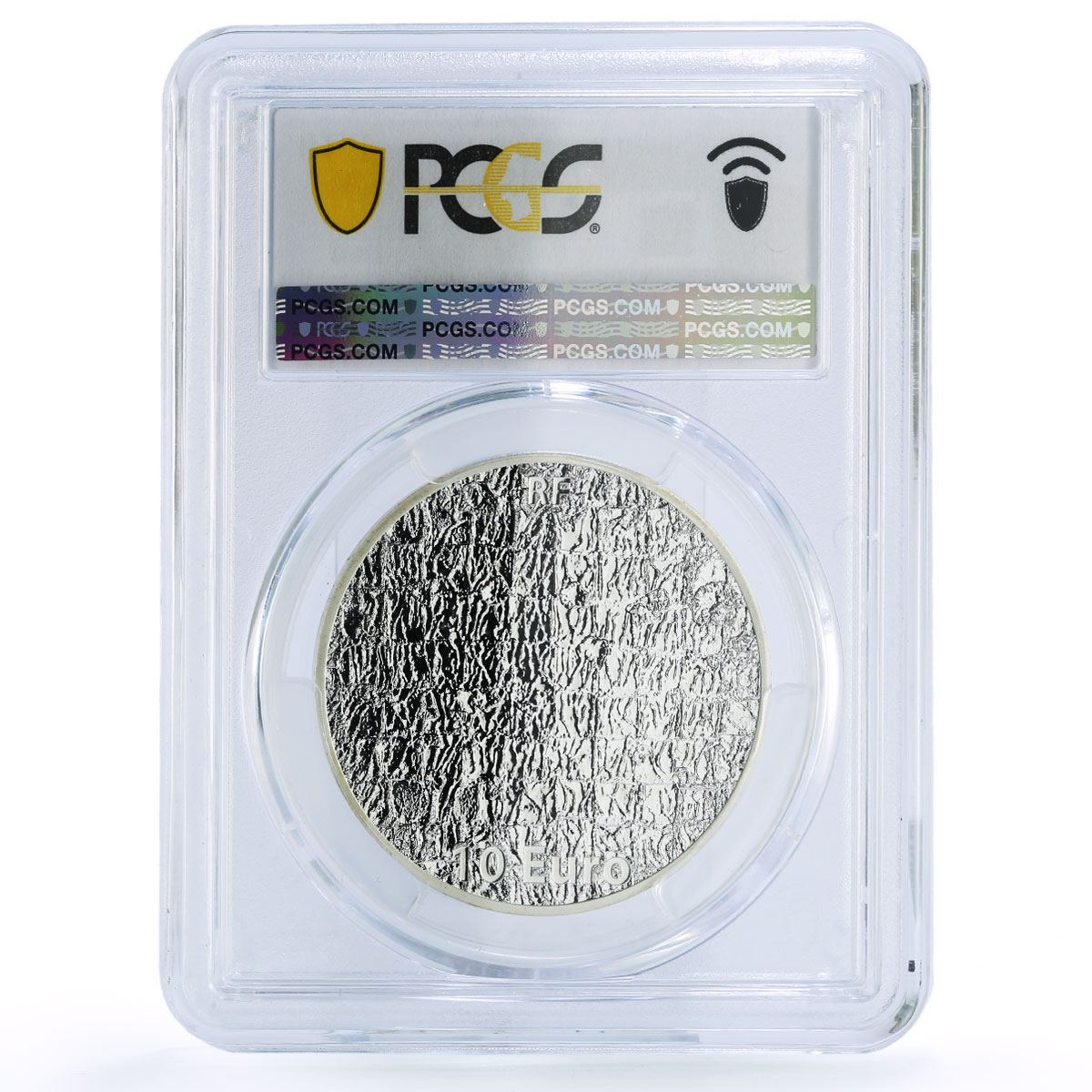 France 10 euro Yves Klein Blue Hand Painter Art PR69 PCGS silver coin 2012