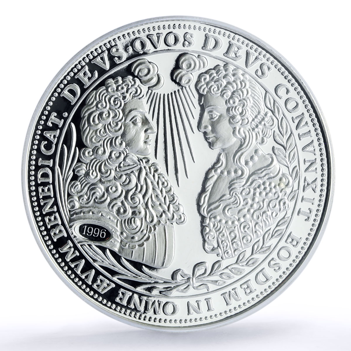 Germany Bavaria 1 gulden Marriage 1685 Restrike SP 67 PCGS silver coin 1996
