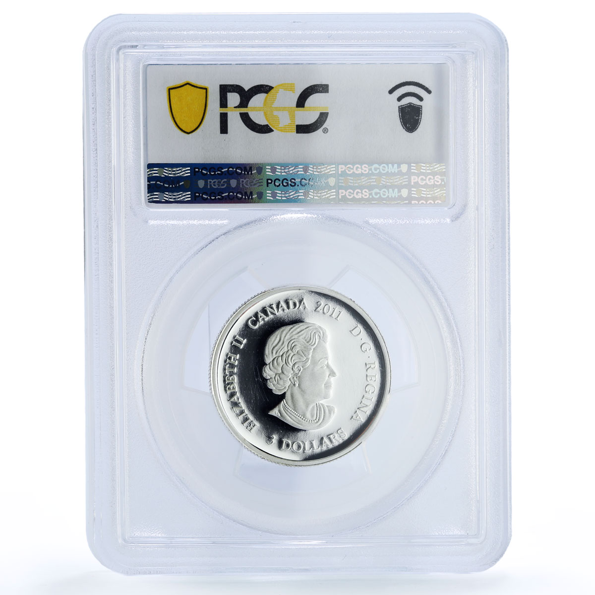 Canada 3 dollars April Diamond Birthstones PR 70 PCGS silver coin 2011