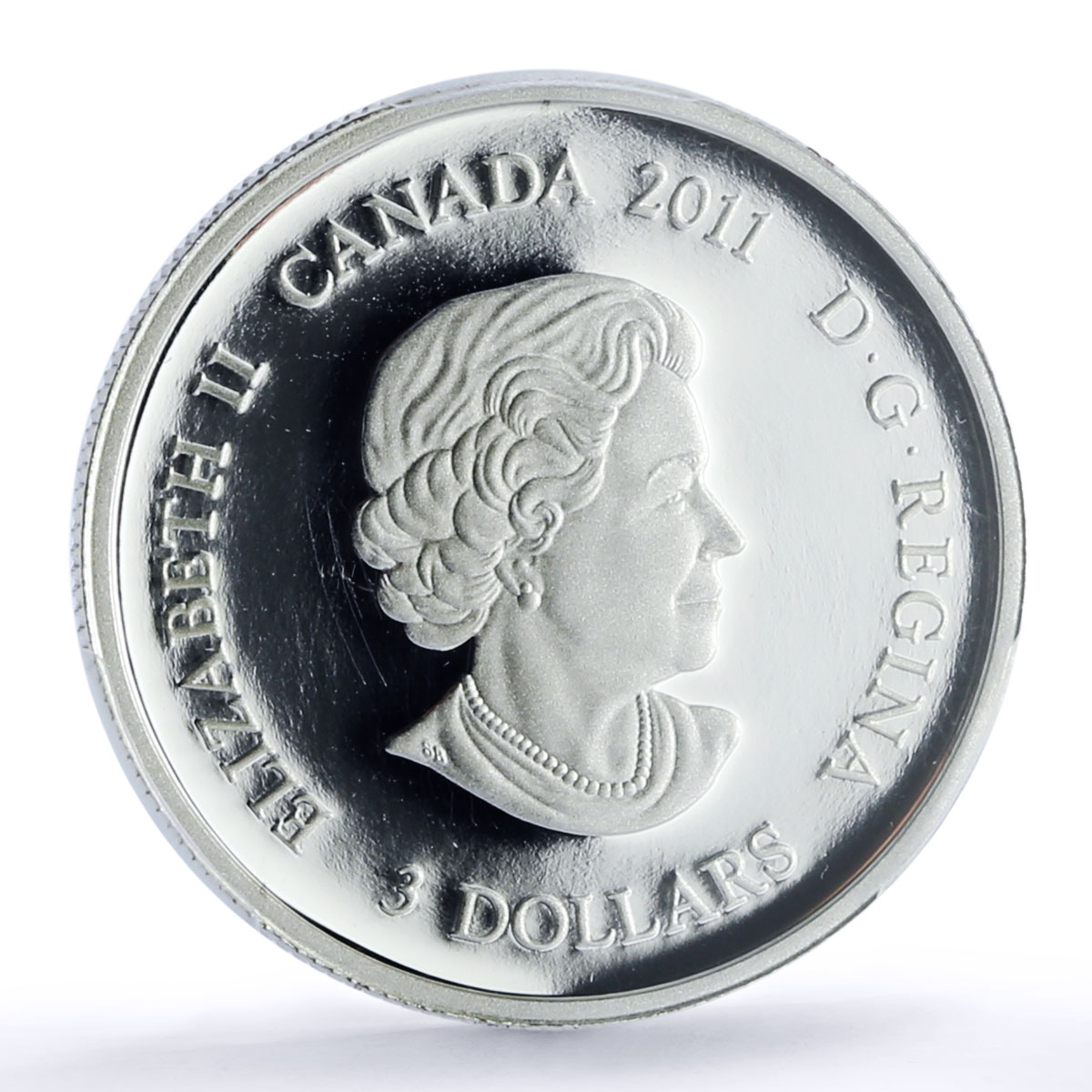 Canada 3 dollars April Diamond Birthstones PR 70 PCGS silver coin 2011