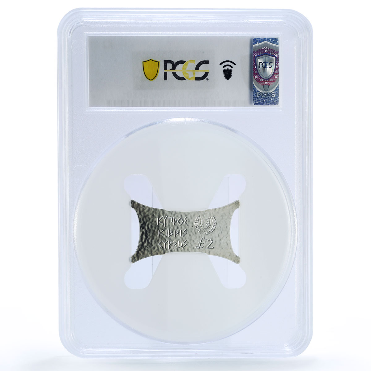 Cyprus 2 pounds Third Millennium KM-73a MS 69 PCGS silver coin 2000