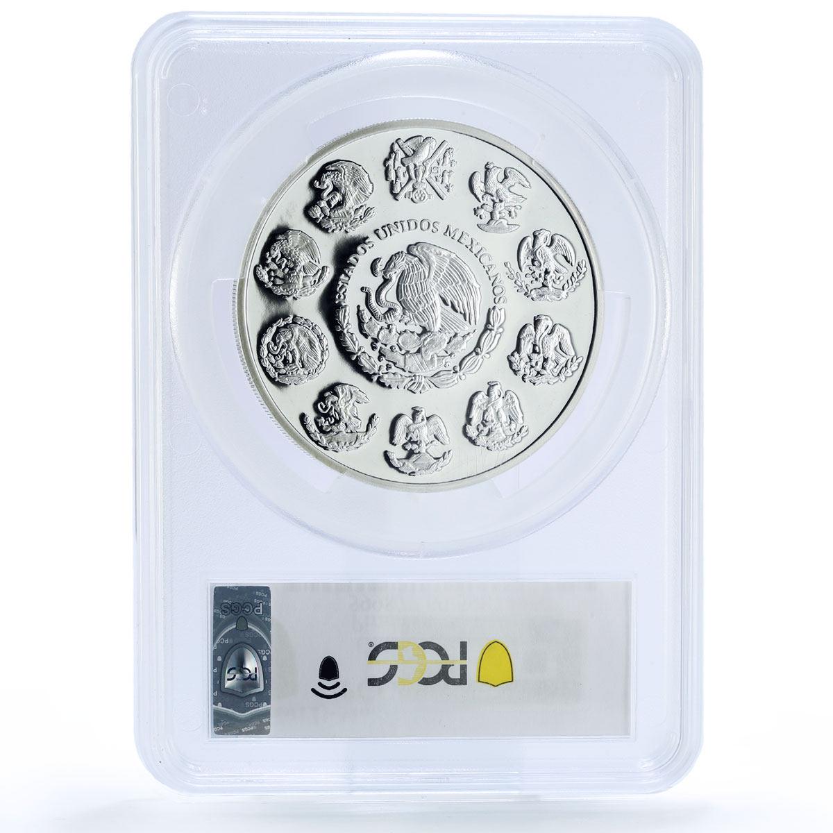 Mexico 20 pesos Pyramid Kukulcan Chichen Itza KM-945 PR 69 PCGS silver coin 2011