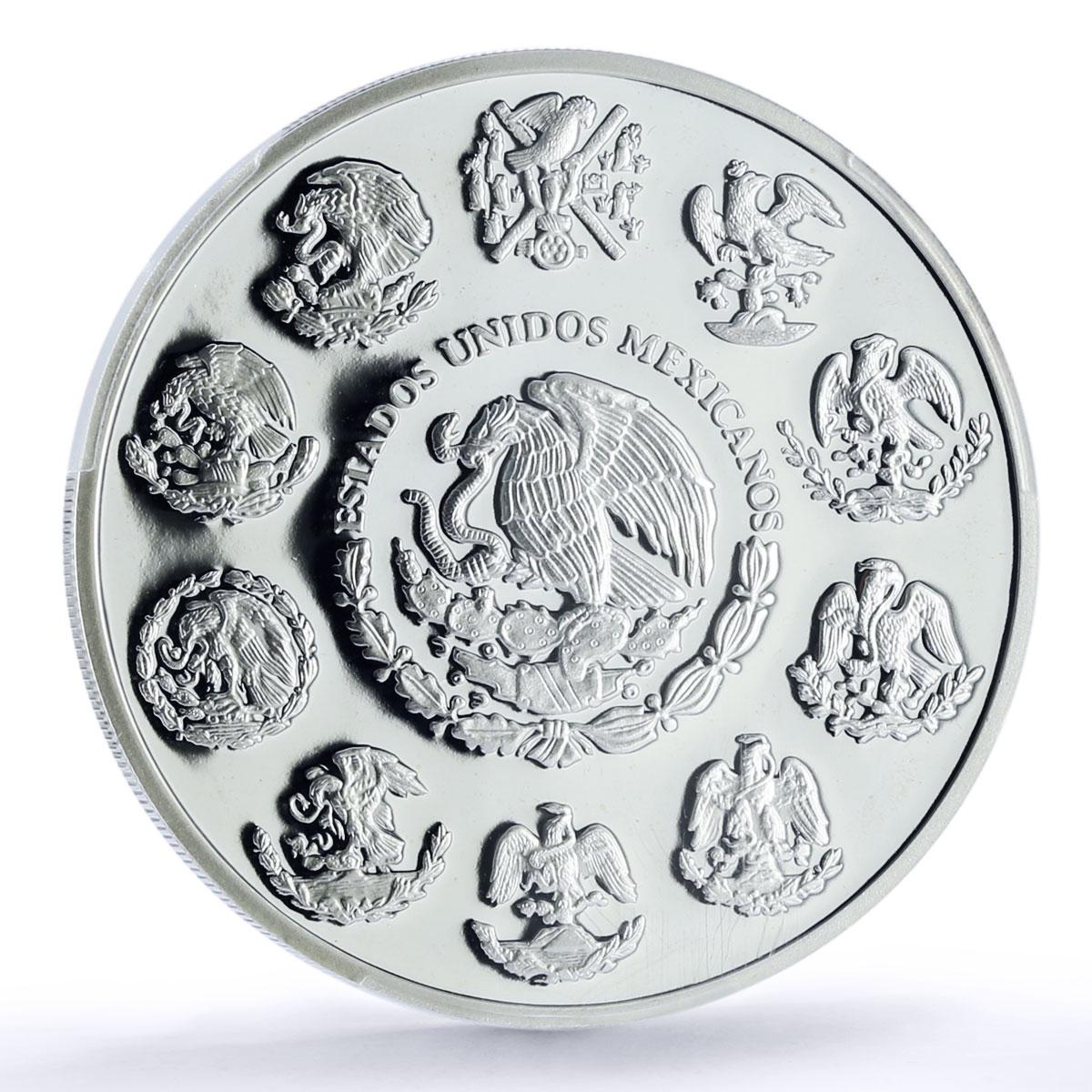 Mexico 20 pesos Pyramid Kukulcan Chichen Itza KM-945 PR 69 PCGS silver coin 2011