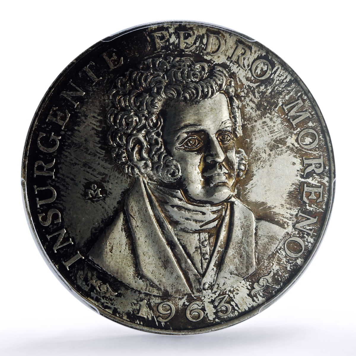 Mexico Insurgent Pedro Moreno Grove-836a History MS 65 PCGS silver medal 1963