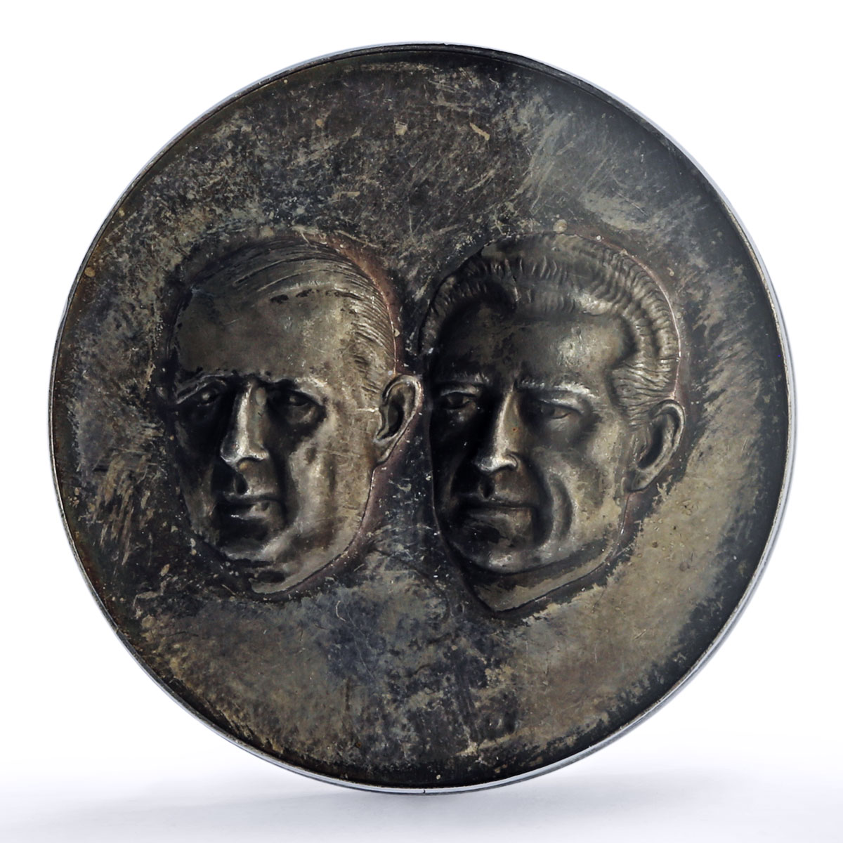 Mexico De Gaulle Mateos Visit Grove-872a Politics MS 63 PCGS silver medal 1964