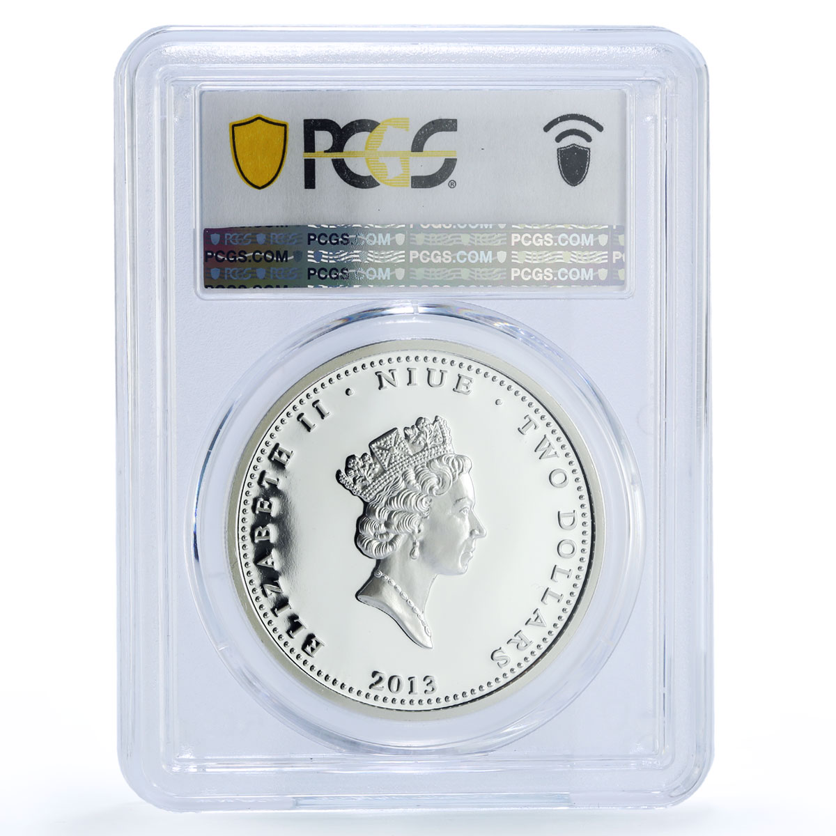 Niue 2 dollars Love Precious Swallow Birds Color PR 69 PCGS silver coin 2013