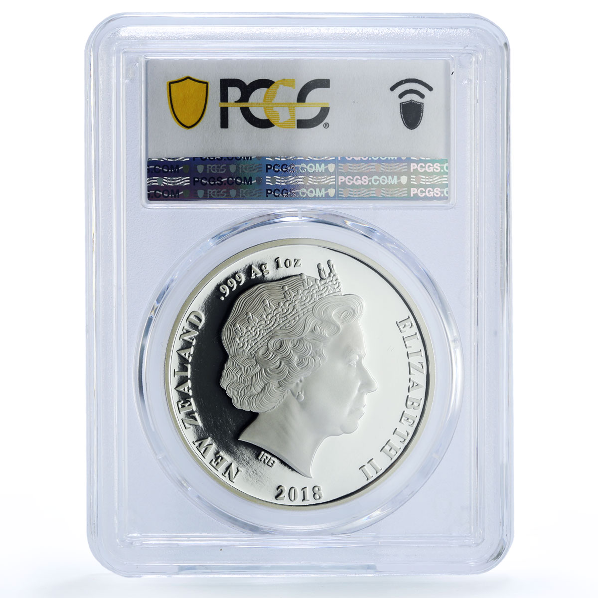 New Zealand 5 dollars Moa Annual Wildlife Bird Fauna PR 70 PCGS silver coin 2018