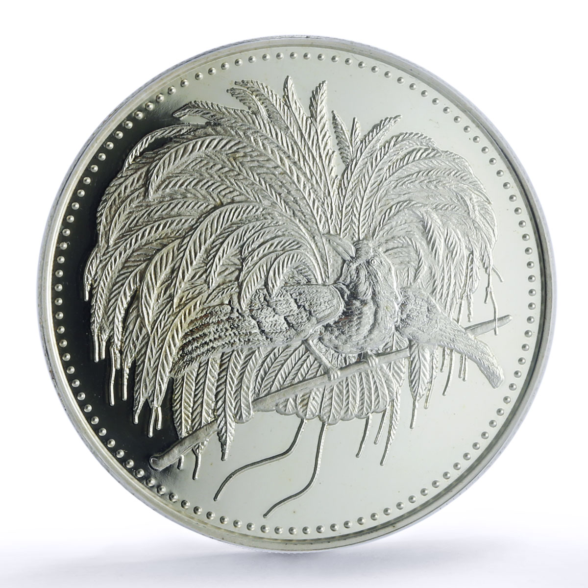 Papua New Guinea 5 kina Coinage Centennial KM-37 Bird PR 69 PCGS silv. coin 1994