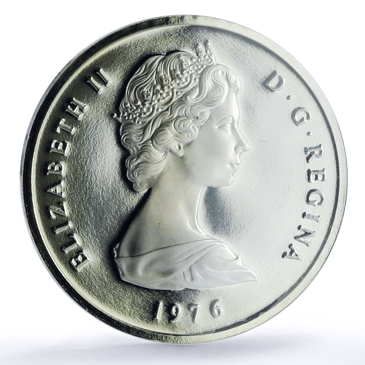 Turks and Caicos Islands 20 crowns Queen Victoria PR 69 PCGS silver coin 1976