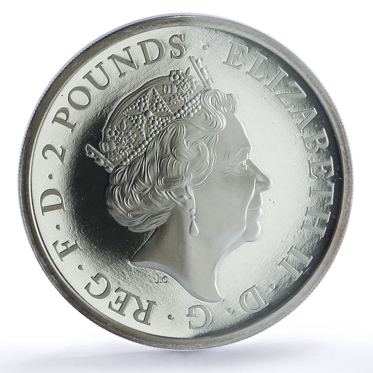 Great Britain 2 pounds Griffin Edward 3 Queen Beasts PR 69 PCGS silver coin 2021