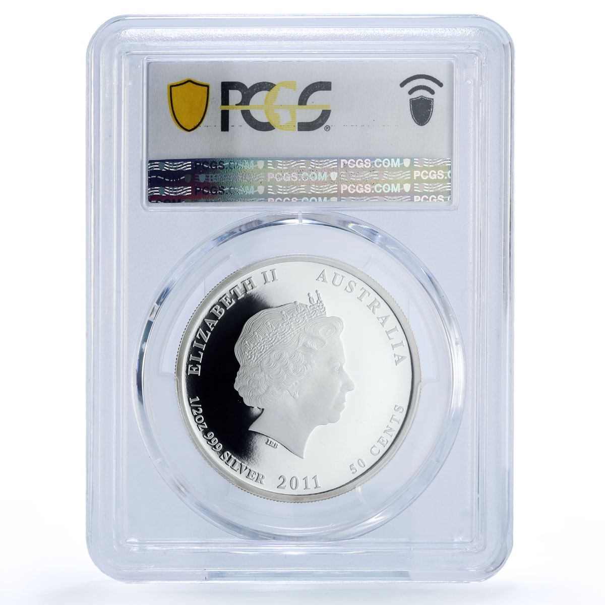 Australia 50 cents Dingo Bush Babies KM-1493 Fauna PR 69 PCGS silver coin 2011