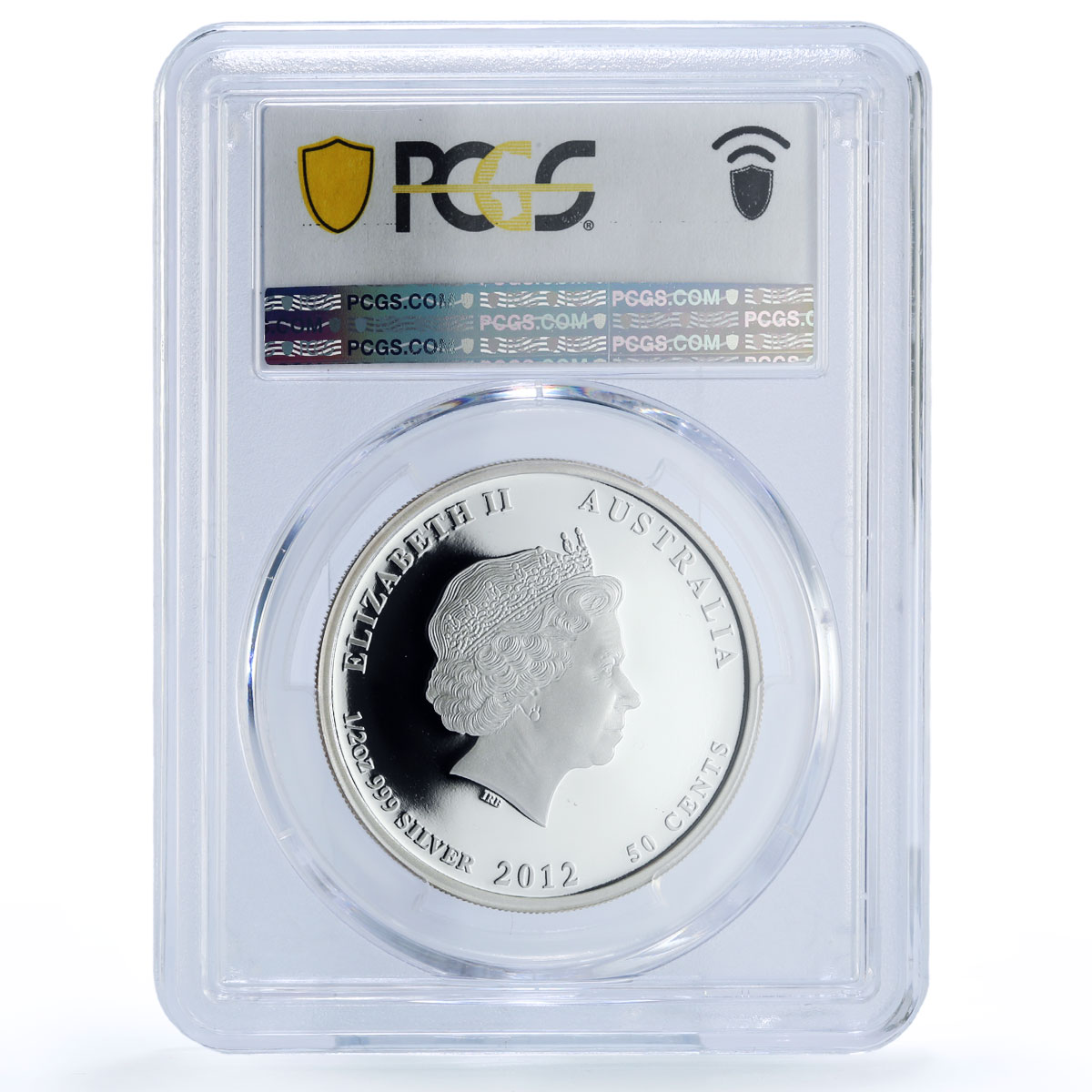 Australia 50 cents Manta Ray Sea Life KM-1847 Fauna PR 70 PCGS silver coin 2012