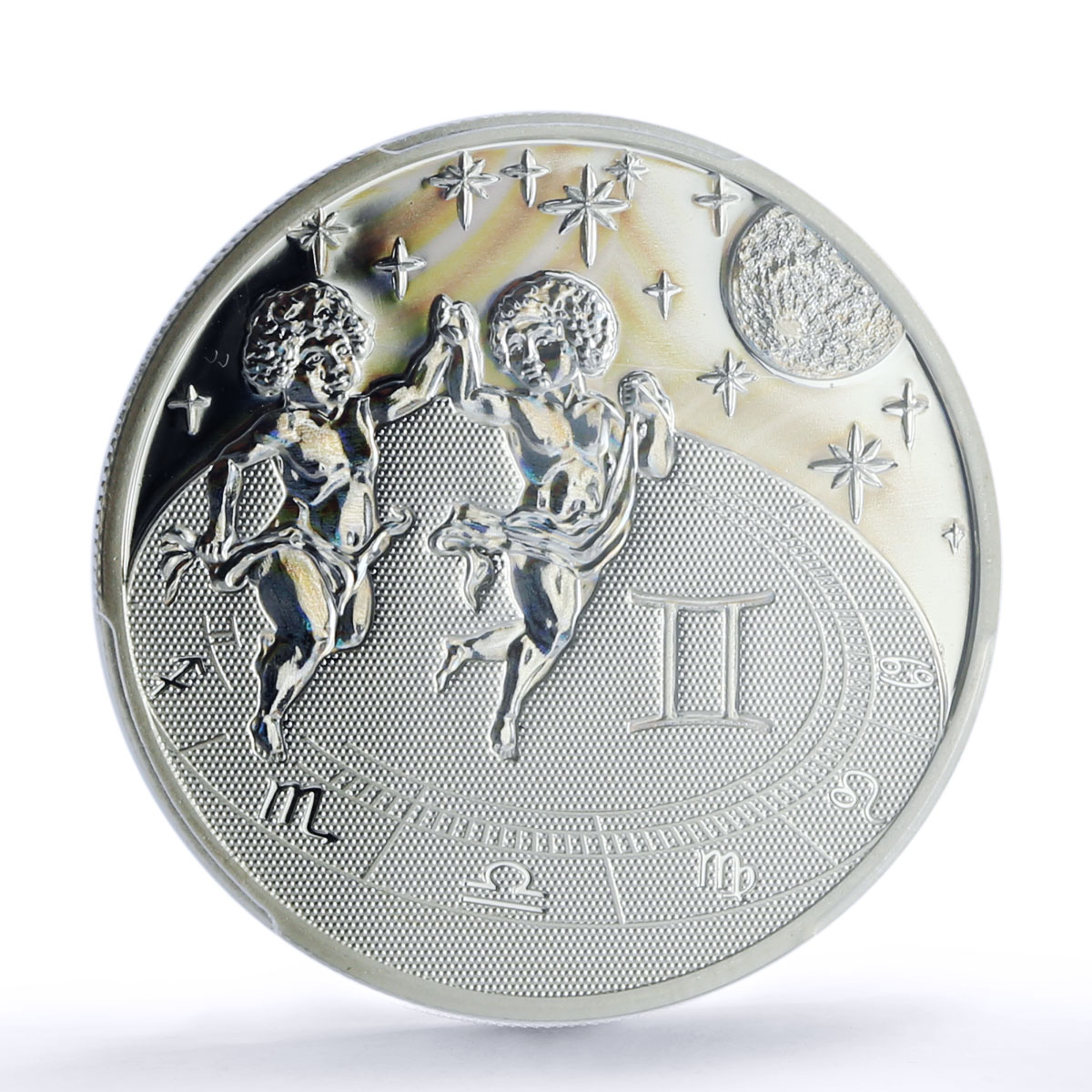 Cameroon 500 francs Gemini Zodiac Zigns KM-27 PR 70 PCGS silver coin 2010