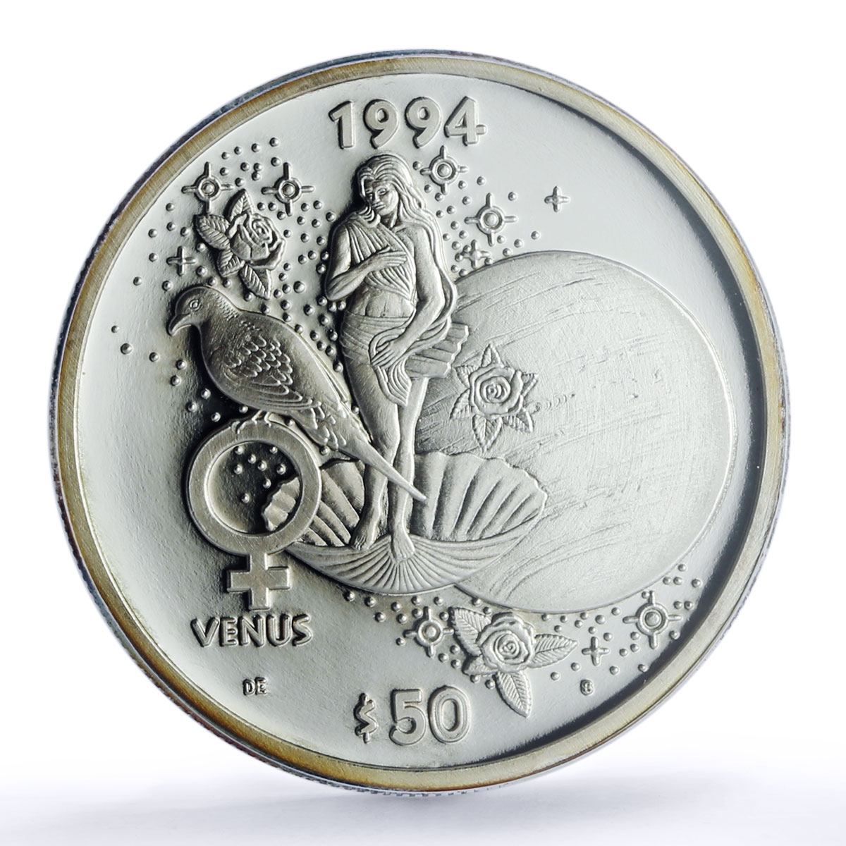 Marshall Islands 50 dollars Venus Solar System Space PR 68 PCGS silver coin 1994