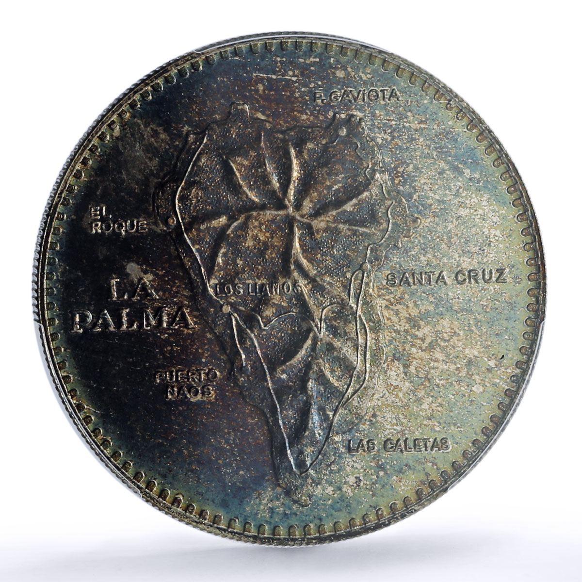 Spain La Palma Island Canary Islas Collection MS 67 PCGS silver medal 1977