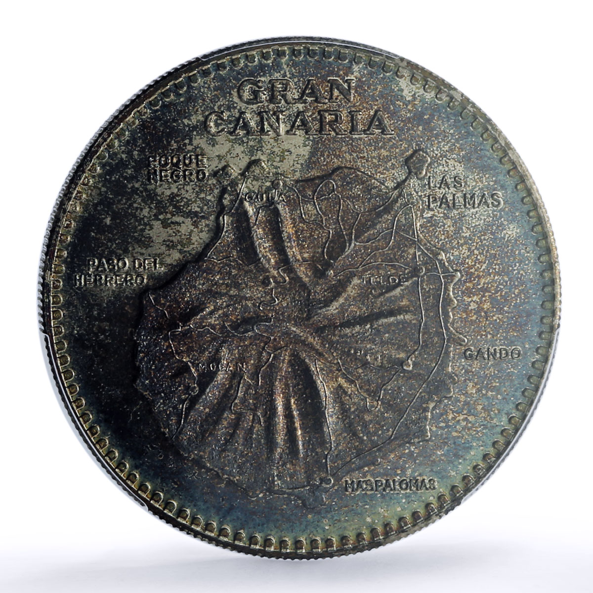 Spain Gran Canaria Island Canary Islas Collection MS 66 PCGS silver medal 1977
