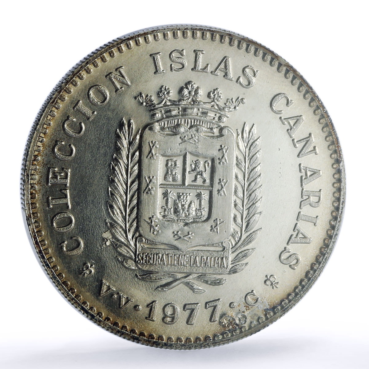 Spain Gran Canaria Island Canary Islas Collection MS 66 PCGS silver medal 1977