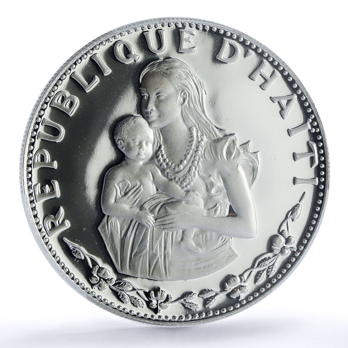 Haiti 50 gourdes Woman and Child KM-105 PR 69 PCGS silver coin 1973
