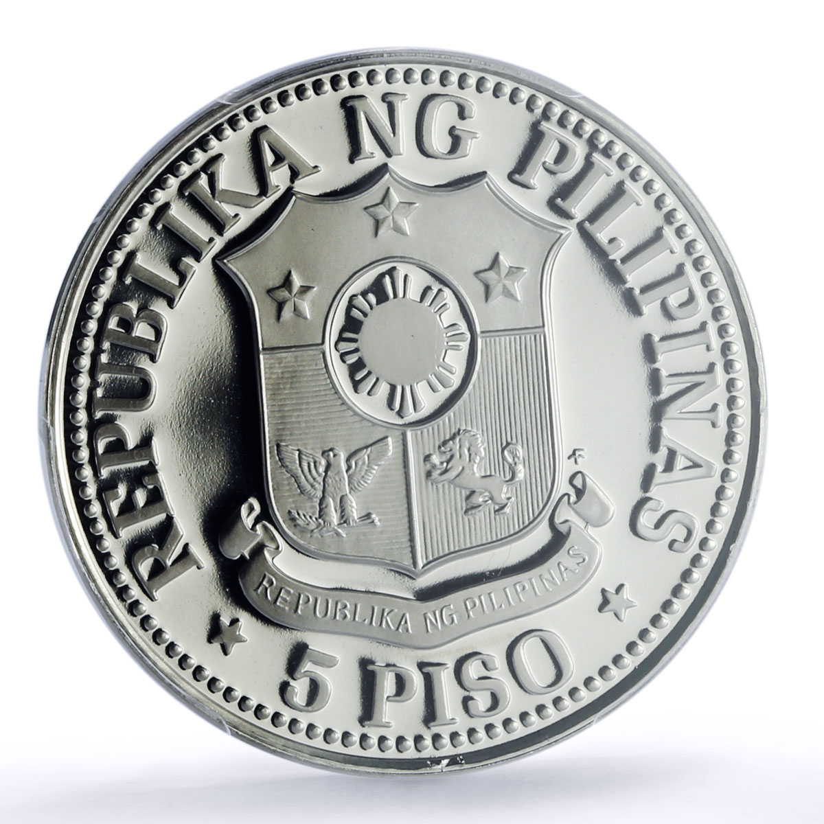 Philippines 5 piso Marcos New Society KM-210.1 PR 69 PCGS nickel coin 1978