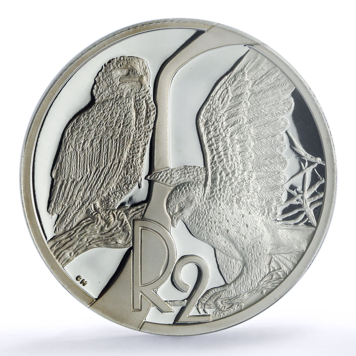 South Africa 2 rand Eagles Birds Prey Fauna PR 70 PCGS silver coin 2003