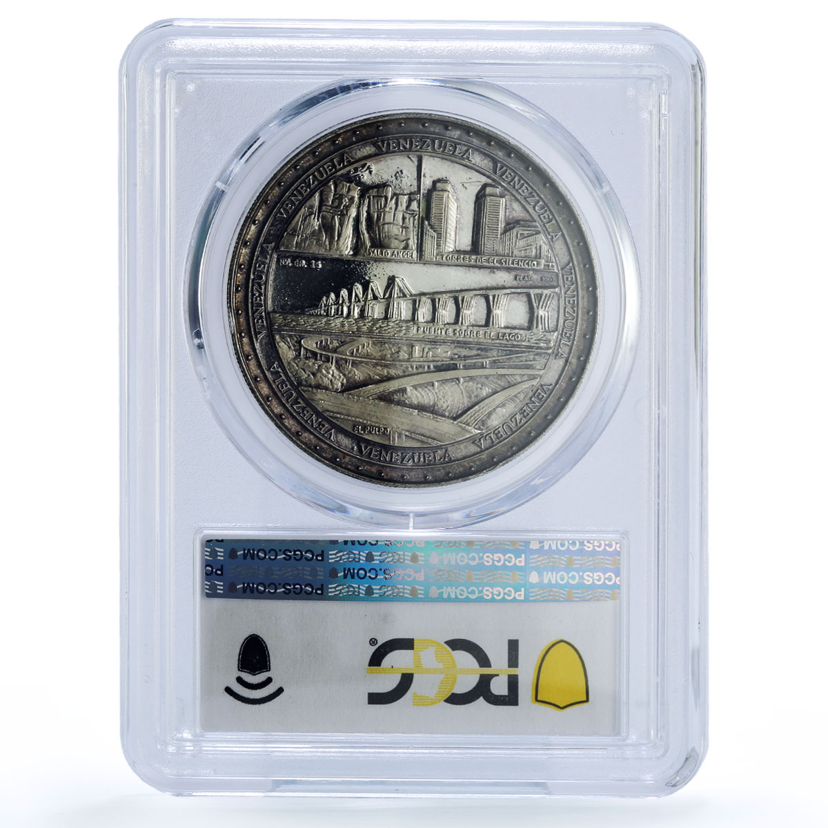 Venezuela Simon Bolivar Independence Free State MS 65 PCGS silver medal 1967