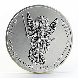 Ukraine 1 hryvna Archangel Michael silver coin 2013