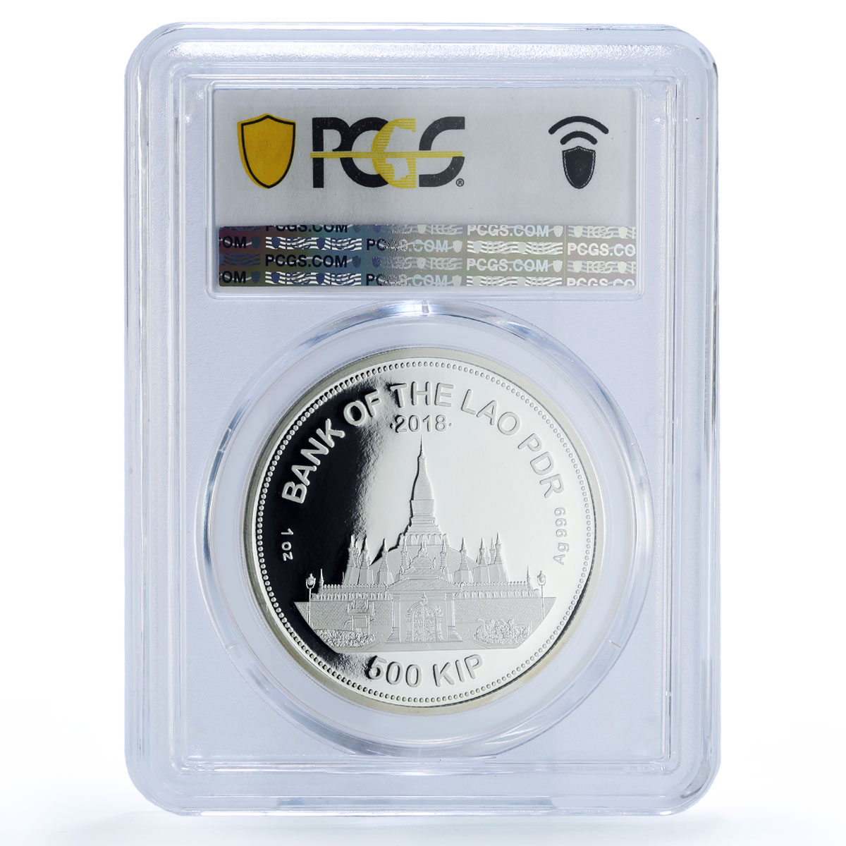Laos 500 kip Karl Marx Revolutionary Communism PR 70 PCGS silver coin 2018