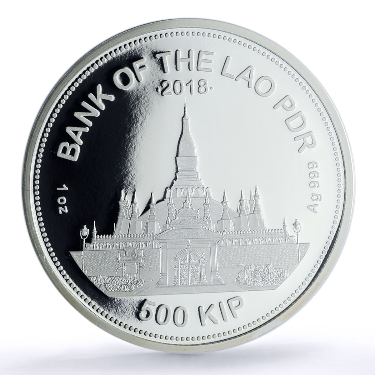 Laos 500 kip Karl Marx Revolutionary Communism PR 70 PCGS silver coin 2018