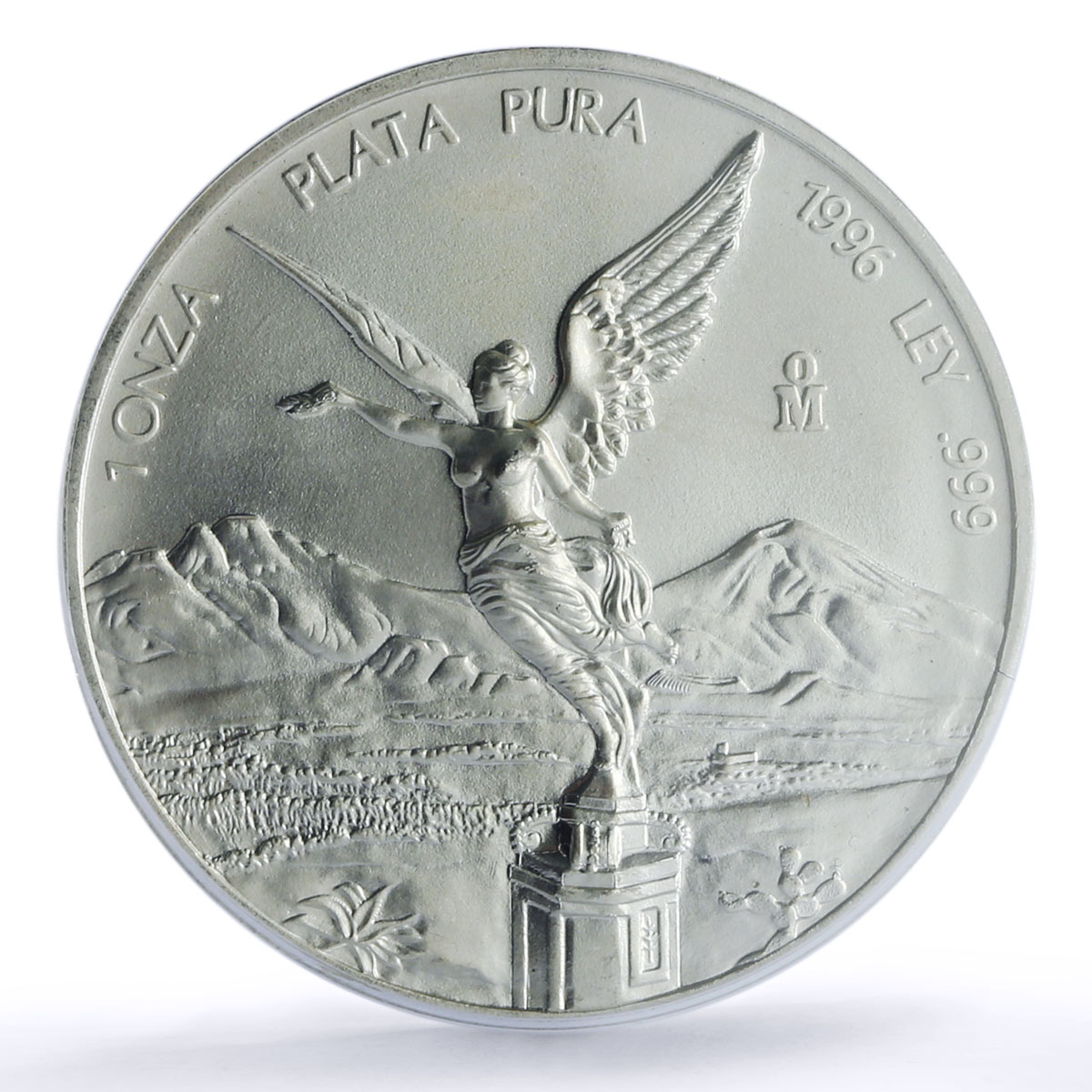 Mexico 1 onza Libertad Angel of Independence KM-613 MS 68 PCGS silver coin 1996