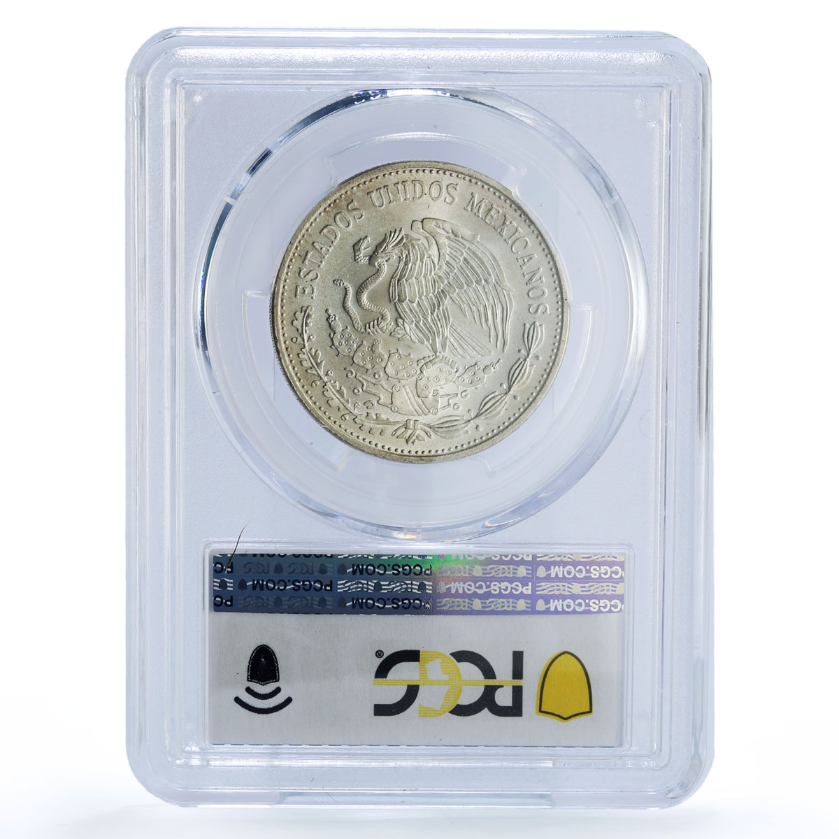 Mexico 50 pesos Oil Industry KM-532 Monument MS 67 PCGS silver coin 1988